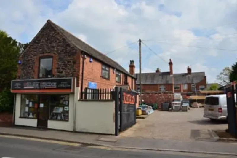 William Hercock builders merchant branch and yard on Birstall Road, Leicester