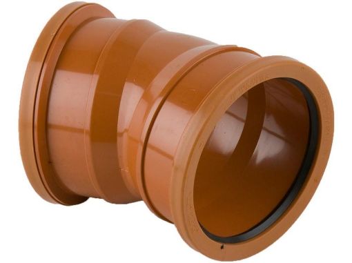 Picture of 110mm x 22 1/2 deg  Double Socket Bend 