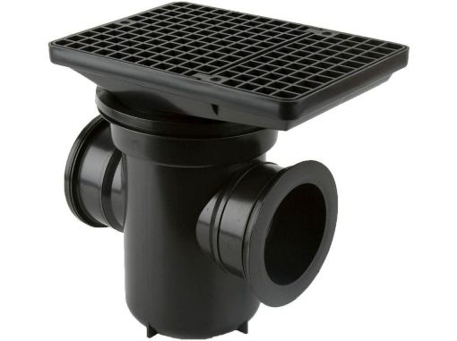 Picture of Back Inlet Roddable Gully 90 deg Outlet Rectangular Grid* 