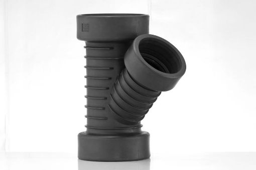 Picture of 150mm x 45 deg Triple Socket Equal Branch 