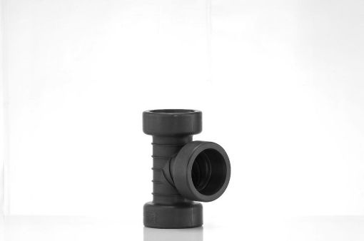 Picture of Brett Martin 150mm Twinwall x 90° Triple Socket Equal Branch