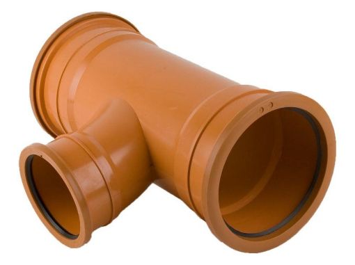 Picture of 160mm x 110mm x 87 1/2 deg Triple Socket Branch 