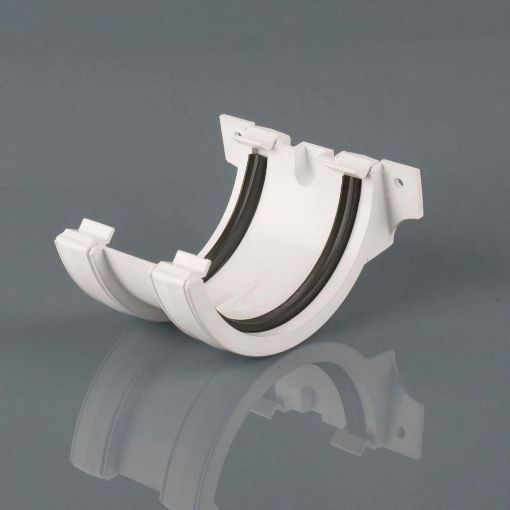 Picture of Rainwater 112mm Roundstyle Union Bracket Arctic White 