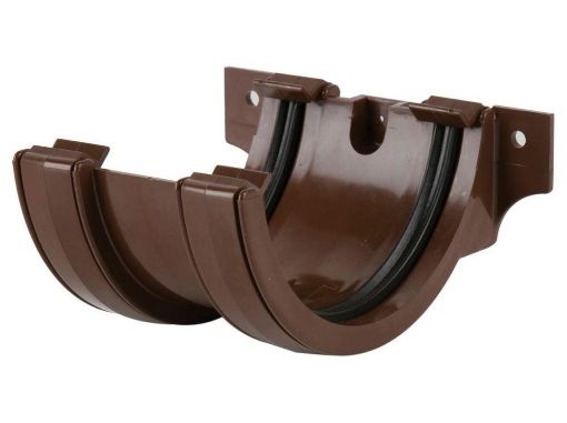 Picture of Rainwater 112mm Roundstyle Union Bracket Brown 