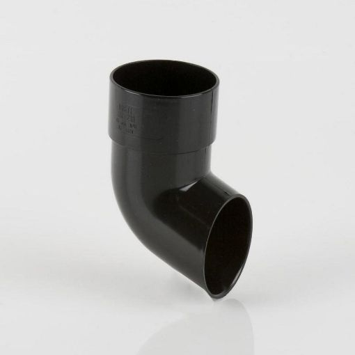 Picture of Rainwater 68mm Round Downpipe Downpipe Shoe Black 