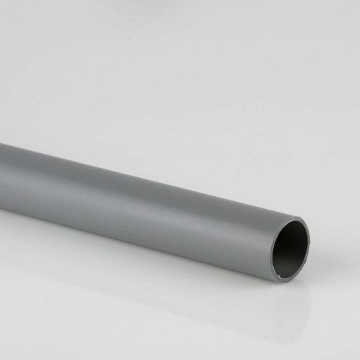 Picture of 32mm Push-Fit Waste Polypropylene 3m P/E Waste Pipe Grey 