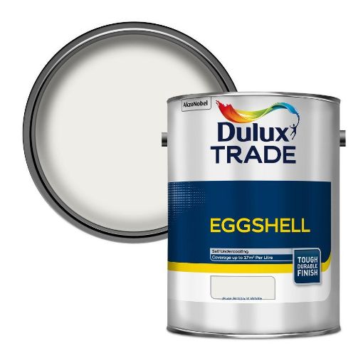 Picture of Dulux Trade Eggshell Pure Brilliant White 5
