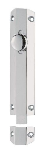 Picture of SURFACE BOLT C/W EXTRUDED & FLAT KEEPERS POLISHED CHROME 102