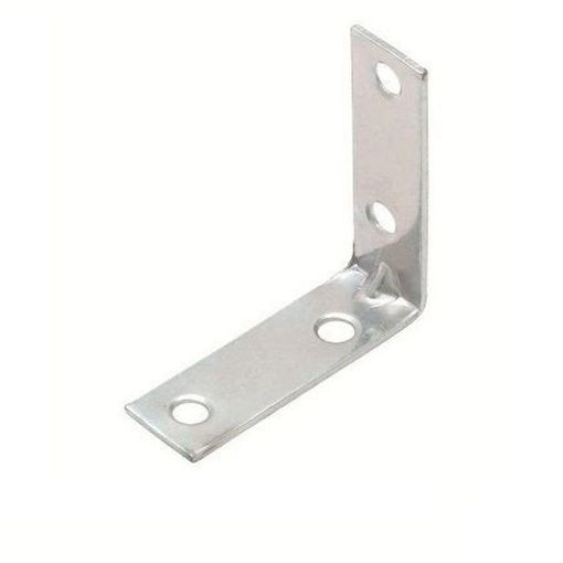 Picture of 50MM CORNER BRACE (4 PACK) BRIGHT ZINC PLATED 50MM