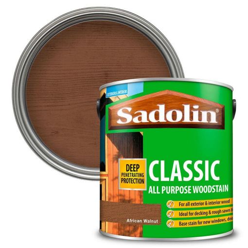 Picture of Sadolin Classic Wood Protection African Walnut 2.5L
