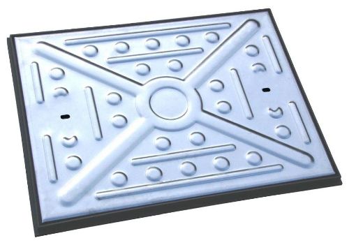 Picture of 600 x 450mm 17 Tonne, Galvanised Top, Poly Frame (8)