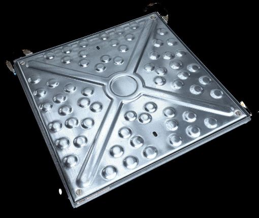 Picture of 600 x 600mm 5 Tonne, Sealed & Locking 4 Screw, Steel Frame