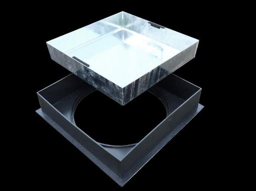 Picture of 450 x 450mm "Block Pavior" 10 Tonne GLVW, Poly Frame (12)