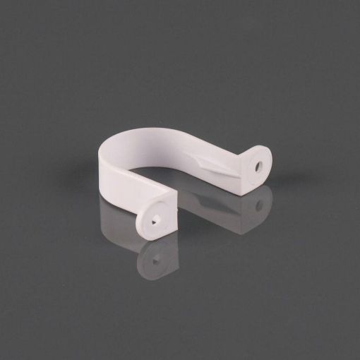Picture of 32mm Push-Fit Waste Polypropylene Pipe Bracket White Polar 