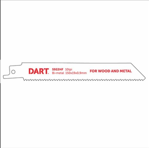 Picture of DART S922HF Metal Cutting Reciprocating Blade Pk 5 