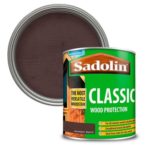 Picture of Sadolin Classic Wood Protection Jacobean Walnut 1L