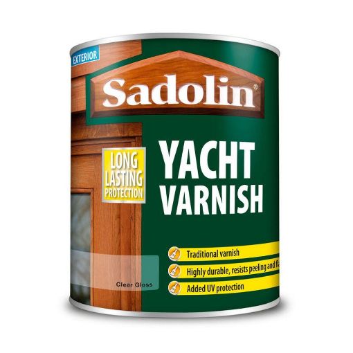 Picture of Sadolin Yacht Varnish Gloss Clear 750ml