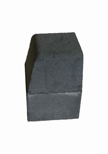 Picture of High Kerb Corner HCHB 150x150x200mm Charcoal