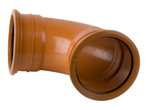 Picture of 160mm x 87 1/2 deg Double Socket Bend 