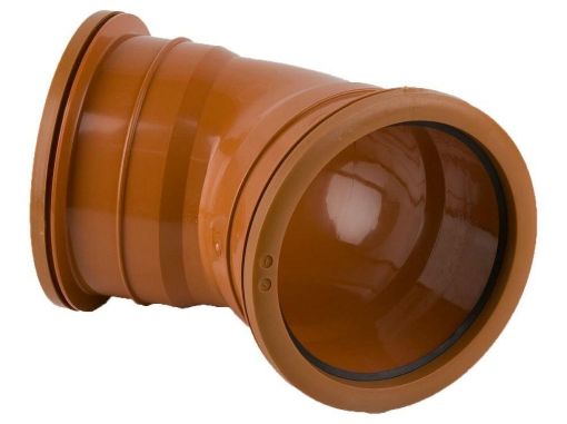 Picture of 160mm x 45 deg Double Socket Bend 