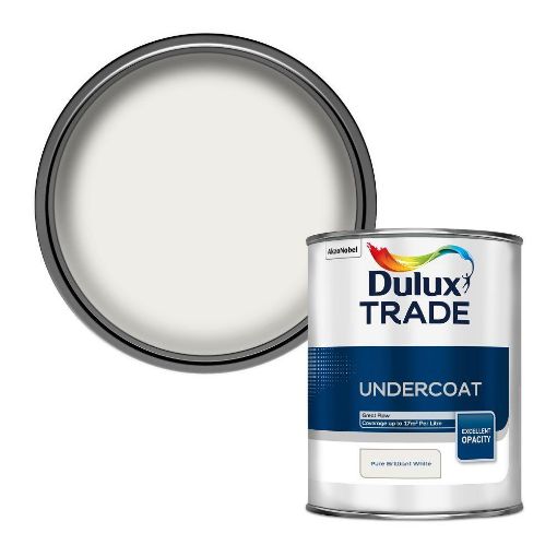 Picture of Dulux Trade Undercoat Brilliant White 1L