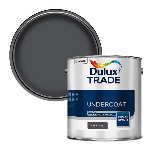 Picture of Dulux Trade Undercoat Dark Grey 2.5L