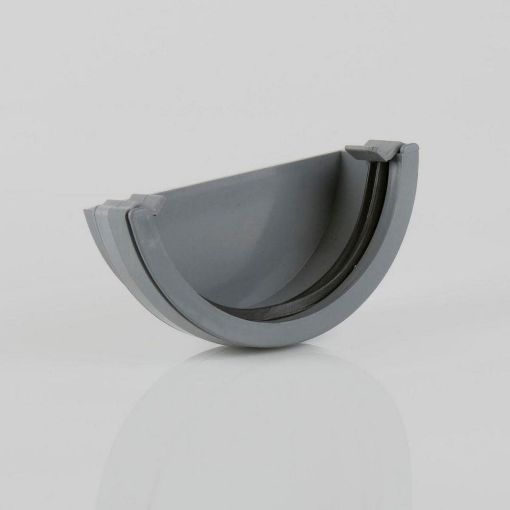 Picture of Rainwater 112mm Roundstyle External Stopend Grey 