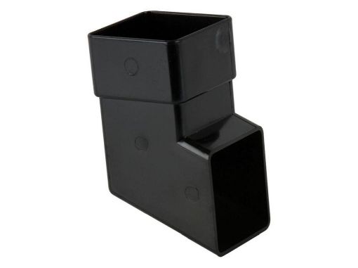 Picture of Rainwater 65mm Square Downpipe Downpipe Shoe Black 