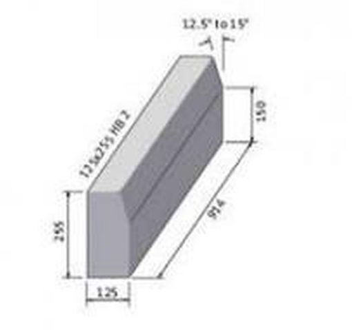 Picture of 255MMX125MMX914MM HB FIG 7 KERB