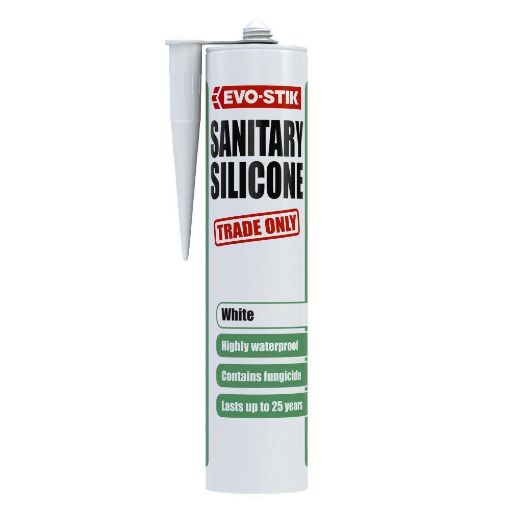 Picture of EVO-STIK SANITARY SILICONE SEALANT White C20