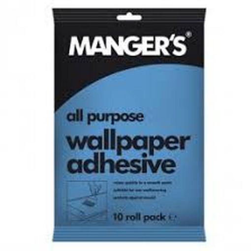 Picture of Manger's All Purpose Wallpaper Adhesive (Flake) 10 Roll Pack