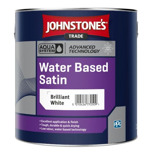 Picture of Aqua Water Based Satin Brilliant White 2.5L