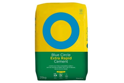 Picture of Extra Rapid Cement 25kg Blue Circle (Plastic Bag) (50)
