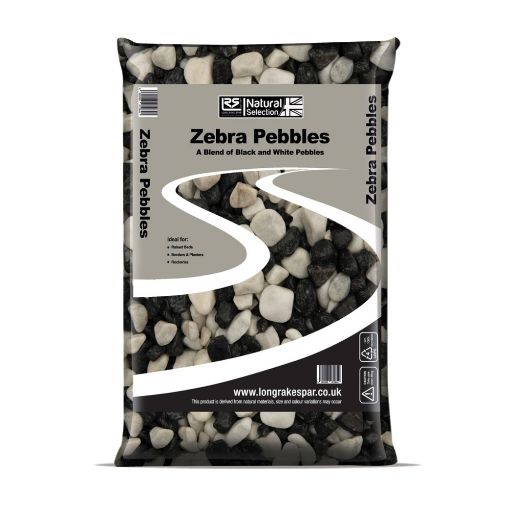Picture of Zebra Pebbles 20-40mm Poly Bag