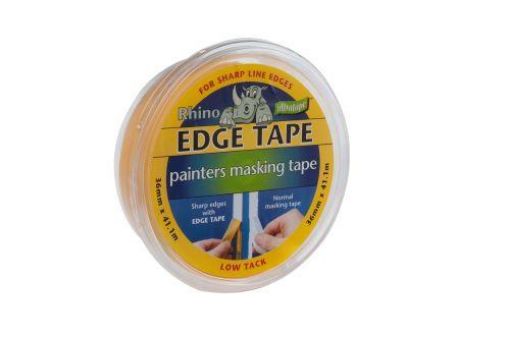 Picture of Ultratape 36mm x 41.1m Yellow Precision Edge Masking Tape - Rhino