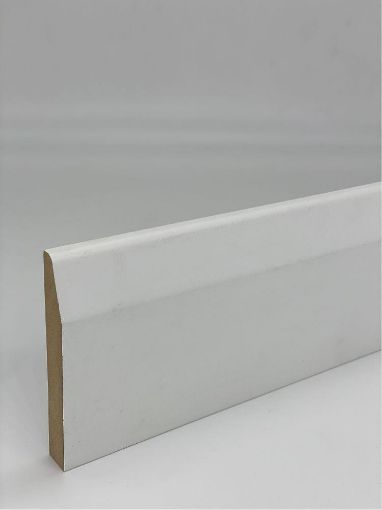 Picture of 18 x 144mm Moisture Resistant MDF Chamfered & Round Skirting Primed 4.4m
