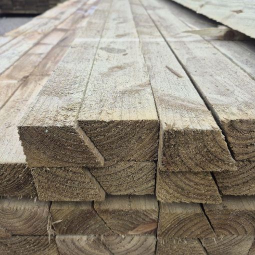 Picture of Ex 47x125mm Cant Rail Green Treated