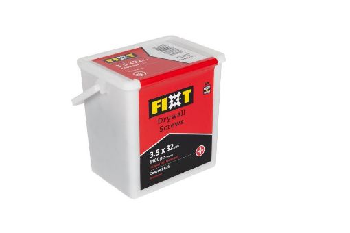 Picture of  FIXT DRYWALL SCREWTUB 3.5 x 32mm COARSE BLACK (1400 pcs)