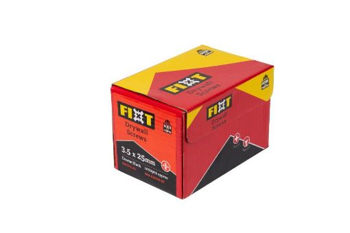 Picture of  FIXT DRYWALL SCREW 3.5 x 25mm COARSE BLACK (1000 pcs)