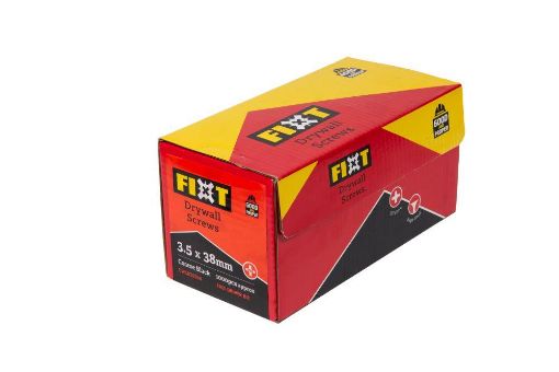 Picture of  FIXT DRYWALL SCREW 3.5 x 38mm COARSE BLACK (1000 pcs)