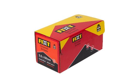 Picture of  FIXT DRYWALL SCREW 3.5 x 60mm COARSE BLACK (500 pcs)