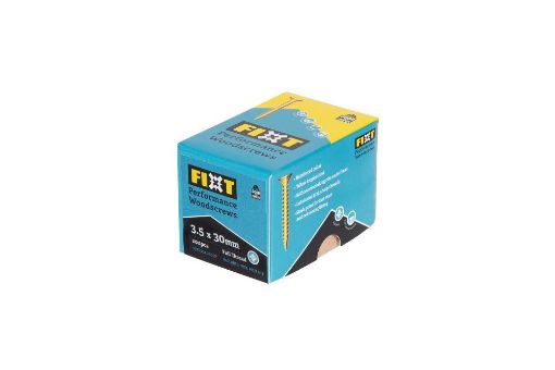 Picture of  FIXT PERFORMANCE WOODSCREWS 3.5 X 30mm CP (Box 200)