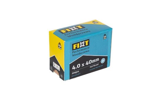 Picture of  FIXT PERFORMANCE WOODSCREWS 4.0 X 40mm CP (Box 200)