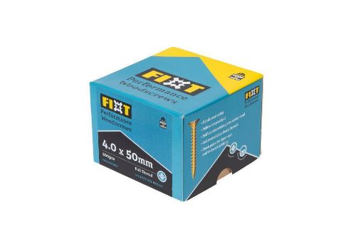 Picture of  FIXT PERFORMANCE WOODSCREWS 4.0 X 50mm CP (Box 200)