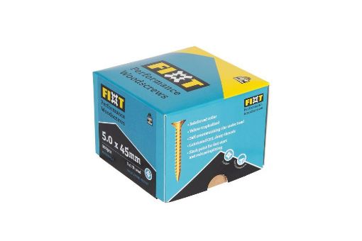 Picture of  FIXT PERFORMANCE WOODSCREWS 5.0 X 45mm CP (Box 200)