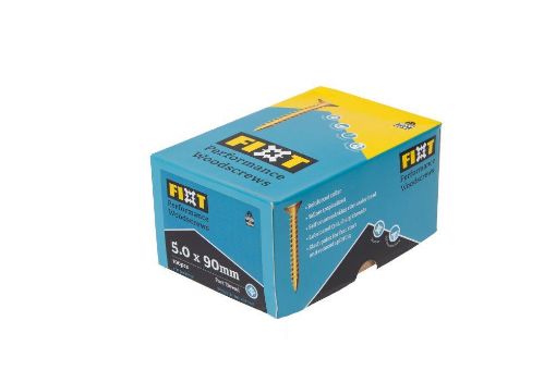Picture of  FIXT PERFORMANCE WOODSCREWS 5.0 X 90mm CP (Box 100)
